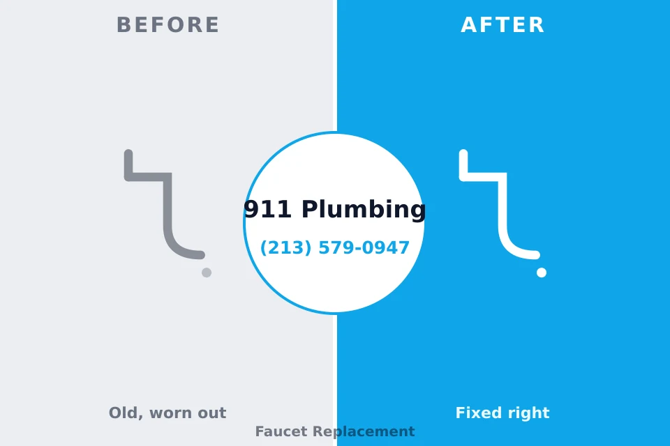 Before and after: plumbing repair Willow Springs, IL